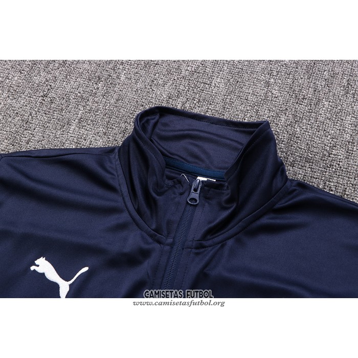 Chandal de Chaqueta del Olympique Marsella Nino 2022/2023 Azul Oscuro